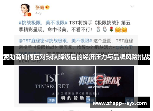 赞助商如何应对球队降级后的经济压力与品牌风险挑战